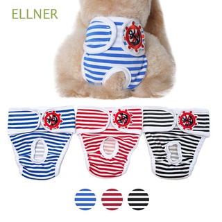 ELLNER Washable Pet Short Cotton Physiological Underwear Dog Pant For Female Male Dog Reusable Sanitary Nappy Briefs Menstruation Diaper