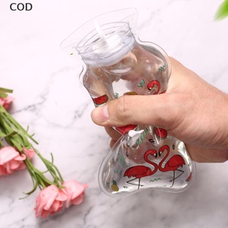 [cod] botella de agua caliente transparente de dibujos animados calentador de manos bolsas de agua caliente