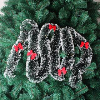 Adorno colgante de árbol de navidad decoración guirnalda cadena de navidad fiesta de navidad cinta DIY (2)