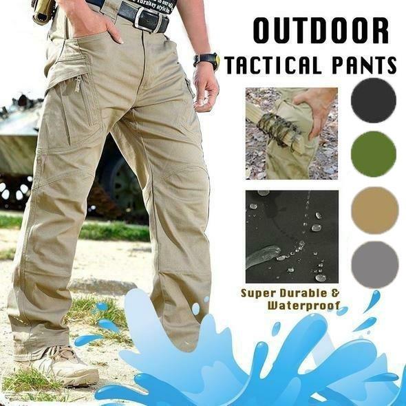 Combate al aire libre táctico ejército deportes senderismo pantalones Slim fuerzas especiales militar pantalones de carga Multi-bolsillo pantalones