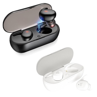 Negro blanco/Mini auriculares deportivos inalámbricos Y30 Y30 Tws 5.0 Mini auriculares binaurales