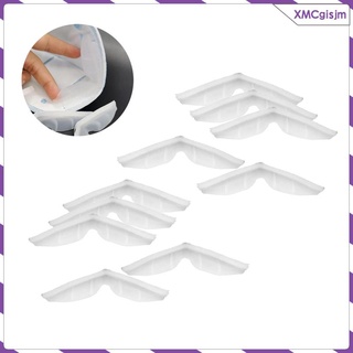 almohadillas blancas antiniebla de silicona para puente de nariz/soporte para máscara cómoda/suave