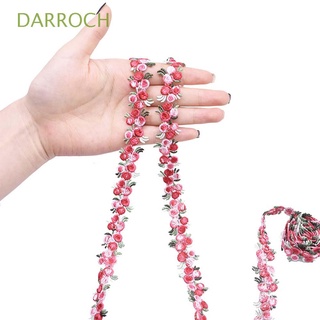 DARROCH 2 Yards Lacework Handmade Polyester Lace Lace Fabric Trim Dress DIY Flowers Floral Decoration Apparel Sewing
