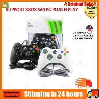 Xbox 360 controlador con cable XBOX360/PC [grado A de alta calidad] [readystockshipfrommalasia]@bli