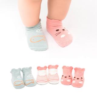 3 pares calcetines para bebés/calcetines para recién nacidos/calcetines para niñas/niños/calcetines antideslizantes