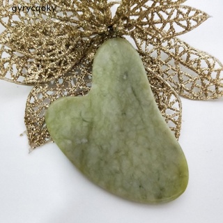 [gvrycqoky] natural jade piedra guasha junta herramienta de masaje spa terapia gua sha masajeador