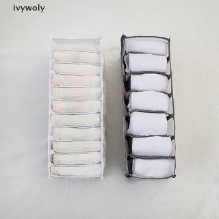 Ivywoly Separated Storage Box Underwear Storage Box Bra Foldable Drawer Storage Box CO