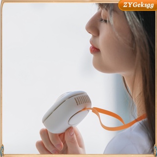 mini ventilador de cuello colgante de dibujos animados ventilador personal para mujeres niños niñas viaje