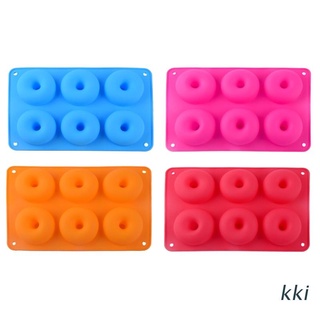 kki. 6 Cavity Silicone Mold Non-Stick Kitchen Baking Pastry Decorating Bakeware Pan Mousse Cake Mould