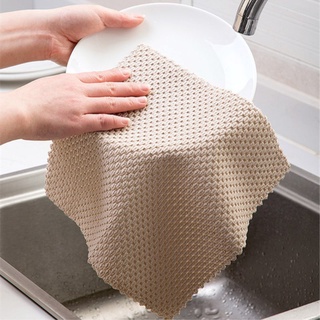 Eddie trapos duraderos de microfibra para limpiar trapo de limpieza de cocina engrosado Anti-grasa absorción de agua toalla de plato/Multicolor (9)