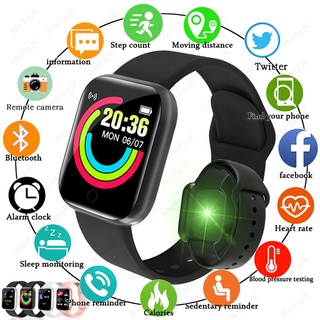 🚚 Reloj inteligente Original Y68 D20 con Bluetooth USB con Monitor Cardíaco Smart watch para Iphone Android