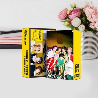 60 Unids/Set Kpop BTS Nuevo Álbum Mantequilla Lomo Tarjeta Conjunto De Todos Los Estilos Bendición Colectiva Favoritos Photocard JK V JIN JIMIN RM (6)