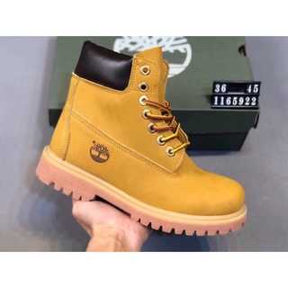 Timberland Mujer Hombres Unisex Botas Amarillo Popular Casual Zapatos