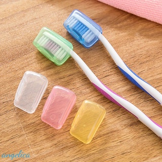5 unids/set colorido al aire libre de viaje cepillo de dientes cubierta protectora
