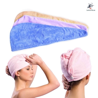 gorro de secado para el cabello/soporte de cola de caballo para mujer/toalla de microfibra absorbente de agua