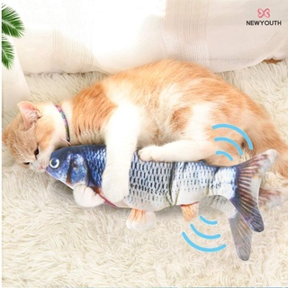 gatos/carga USB eléctrica/juguete de simulación de pez/juguete para masticar gato juguete electrónico para mascotas
