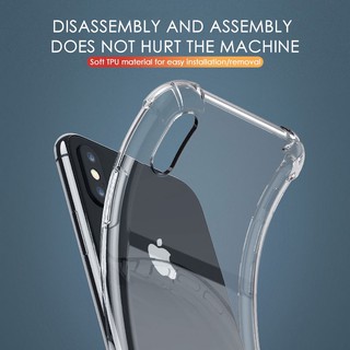 Funda Del Teléfono iPhone 13 12 Pro Max Mini SE 2020 11 XS XR X 6 6S 7 8 Plus 5 5S Carcasa A Prueba De Golpes Transparente Suave Airbag Cubierta Protectora (2)