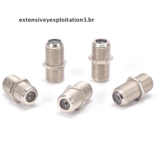 (extensivey Exploitation3.Br)hot Sale 10 paquete F Conector Conector F Tipo F/F Jack Rg6 Coaxial Coaxial cable Coaxial