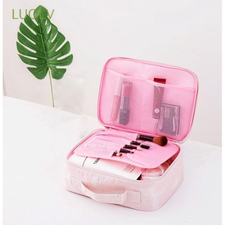 luolv nueva bolsa de almacenamiento de viaje maquillaje casos bolsa de cosméticos repelente al agua al aire libre mujer portátil artículos de tocador organizador