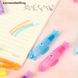 [kam] 6 pzs/juego de rotuladores de tiza Kawaii/marcadores de tiza/papelería/Mini fluorescente.