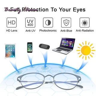 cermin mata gafas fotocromáticas para hombre y mujer anti rayos azules anti radiación uv400 gafas (2)
