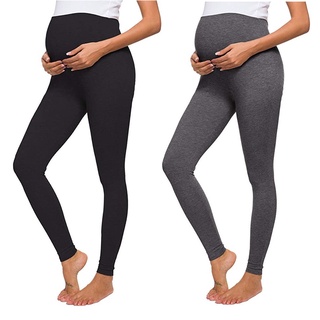 neiyiya mujeres de color sólido mujeres embarazadas pantalones de yoga pantalones de ejercicio pantalones leggings