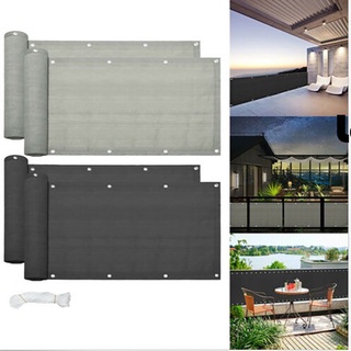 Cubierta de pantalla de jardín al aire libre Panel de Patio privacidad cuerda sombra parasol Patio 5M
