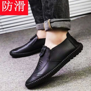 Los hombres zapatos de cuero nuevos transpirables de los hombres Casual zapatos de los hombres estilo de tendencia zapatos de cuero de los hombres zapatos (6)