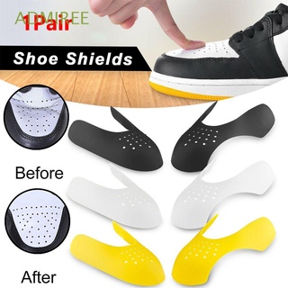 ADMIREE Sport Ball Shoe Sneaker Protector Head Stretcher Sports Shoes Protective Shoe Shields Toe Cap Fold Shoe Support for Running Casual Shoes Anti Shoe Toe Box Creasing 1 Pair Anti-Wrinkle/Multicolor (1)