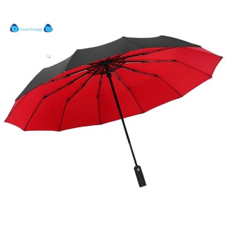 Paraguas de viaje a prueba de viento compacto, ligero, automático, fuerte y portátil, abierto y cerrado plegable mochila paraguas
