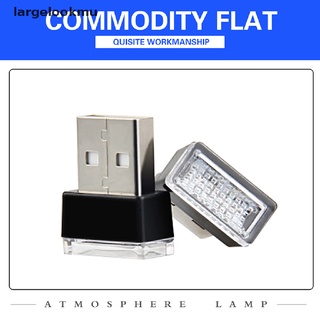 *largelookmu* 1pc flexible mini usb led luz colorida lámpara para coche atmósfera lámpara brillante venta caliente