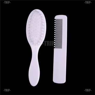 trip 2 pzas/juego de cepillos para cabello suave para bebés/cepillo abs para el cabello recién nacido