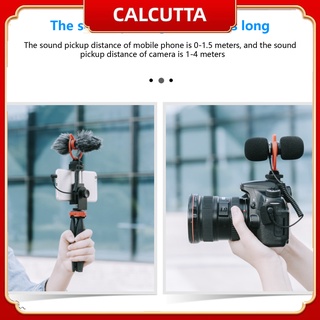 [calcutta] ligero smartphone micrófono dslr cámara de grabación micrófono simple operación para smartphone
