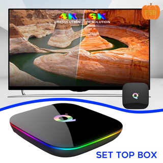 Smart Android TV Box Soporte 2.4G WiFi Receptor 6K HD Digital Video Player Fácil Instalación