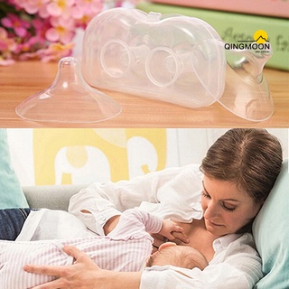 q 2 piezas de silicona reutilizable cubierta de maternidad pezón protector protector para bebé lactancia