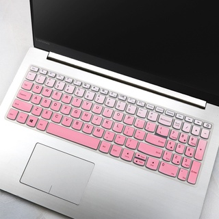 Para 15.6 pulgadas Lenovo IdeaPad 320C 330C V330 suave ultrafino silicona portátil teclado cubierta Protector de película (2)