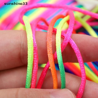 10m mm hilo Multicolor cordón trenzado pulsera cuerda hilo hilo hilo {bigsale}