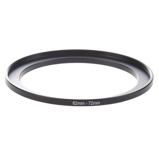 Piezas de la cámara 62mm-72mm lente filtro paso arriba anillo adaptador negro V8R1