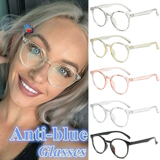 anti fatiga luz azul bloqueo filtro gafas marco plano espejo retro redondo gafas marco rnh