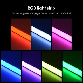 freezemod 12v 4pin magnético rgb led tira aura argb color atmósfera lámpara