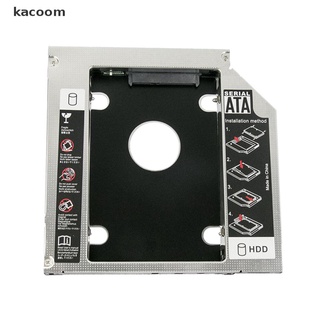Kacoom Universal 12.7mm SATA 2nd SSD HDD Hard Drive Caddy for CD/DVD-ROM Optical Bay US CO