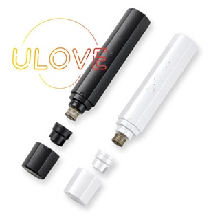 Dispositivo de perforación para mascotas USB recargable perro rectificado blindado blanco (1)