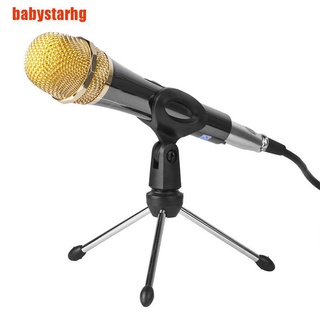 [babystarhg] soporte de micrófono trípode portátil de aleación de zinc mesa de escritorio soporte ajustable