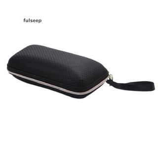 [fulseep] estuche rígido rectangular rectangular con cremallera para gafas de sol trht