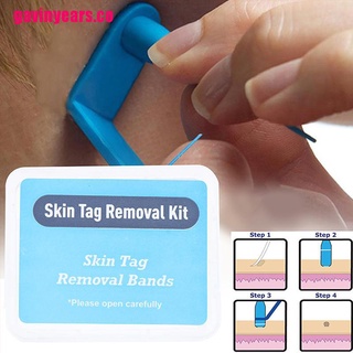 [GAV&CO] 20 piezas de eliminación de etiquetas de piel bandas de goma Micro banda no tóxica cuidado facial topo verruga