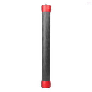fayshow - barra de extensión universal de fibra de carbono (35 cm/13,8 pulgadas, 1/4 pulgadas, 3/8 pulgadas, interfaz de montaje para cámara, estabilizador de cardán, plataforma de teléfono)