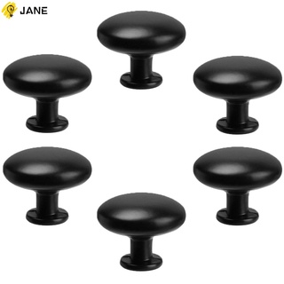 Jane 6 piezas de aleación de aluminio tirador de mango de cocina muebles de cocina pomo de puerta armario negro cajón hogar