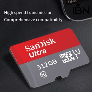 IBN tarjeta de memoria TF/Micro SD de 512GB/1TB de alta velocidad de gran capacidad para teléfono/tableta DVR