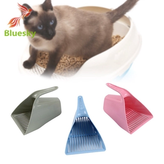 1 pala de arena para gatos, herramienta de limpieza de mascotas, plástico, arena, inodoro