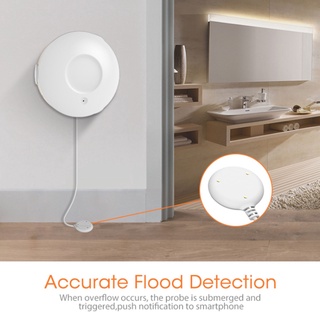 tuya zigbee sensor de fugas de agua diy smart smart home flood alert para sótano (6)
